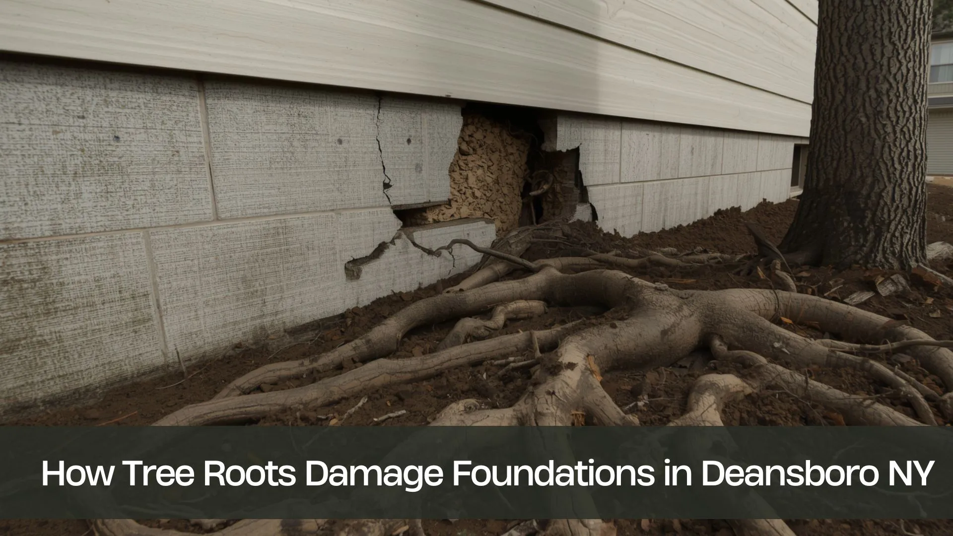 How Tree Roots Damage Foundations in Deansboro NY (And When Removal Is ...